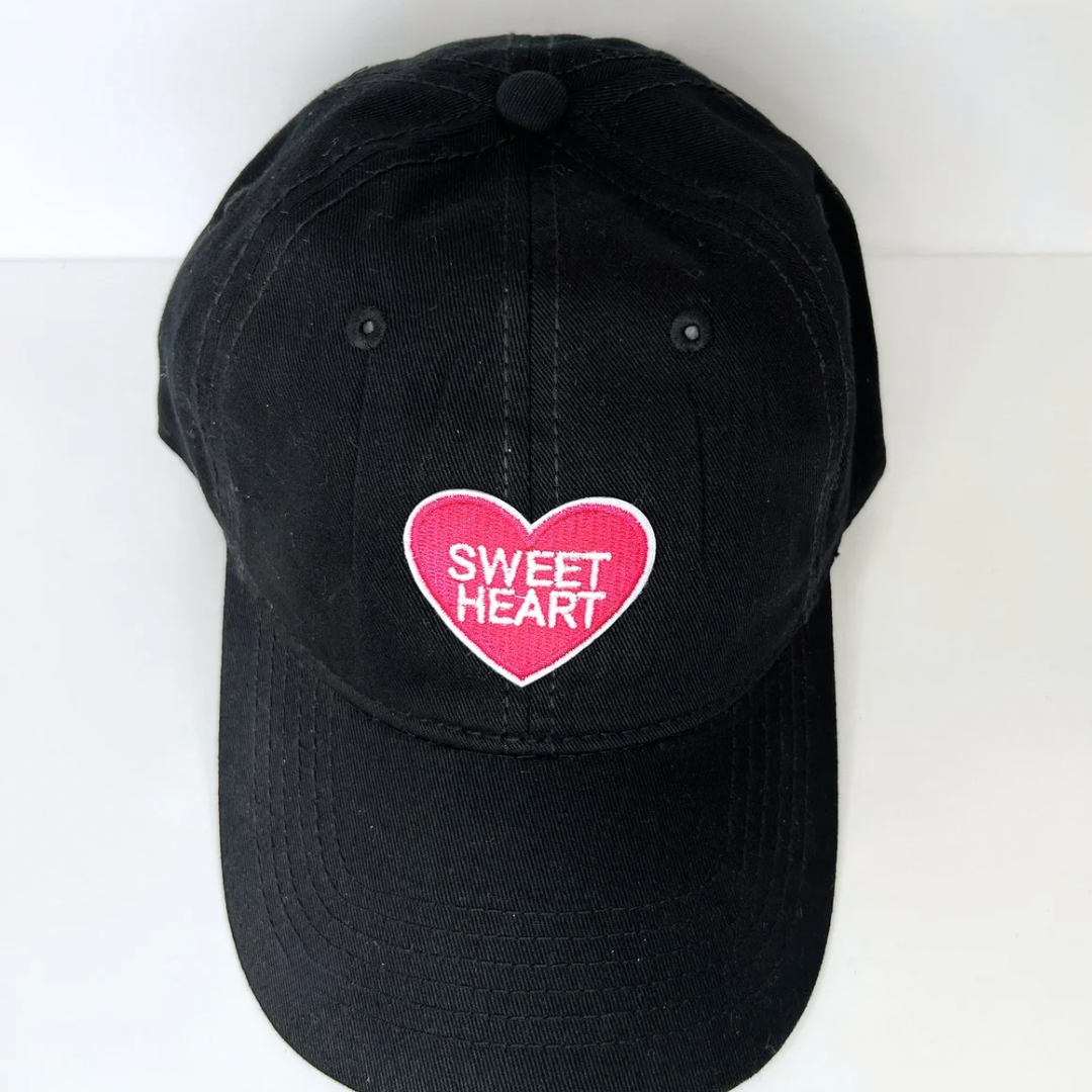Conversation Hearts Adjustable Cap