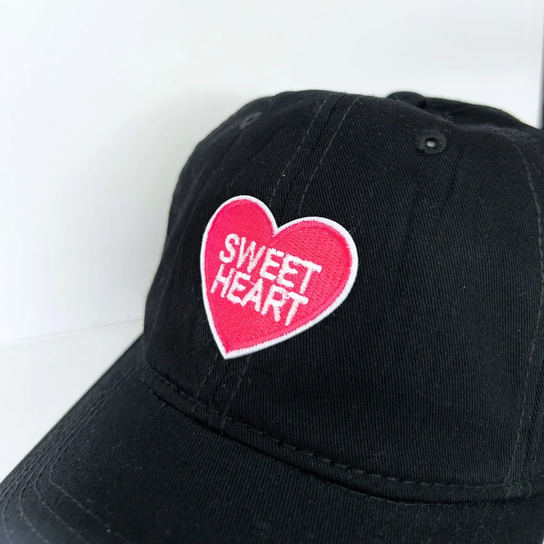 Conversation Hearts Adjustable Cap